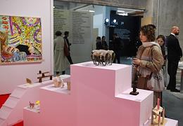 The Cosmoscow Young Contemporary Art Fair at the Moscow Museum.