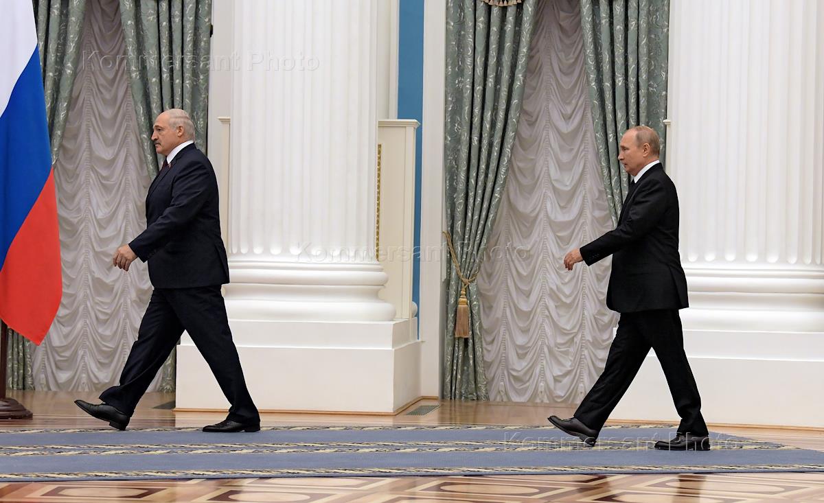 Путин и Лукашенко рост