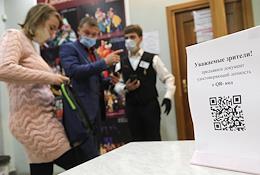 The introduction of the mandatory presentation of the QR code of the person vaccinated against the coronavirus infection COVID-19 after the entry into force of new restrictions for visitors to public catering establishments in Moscow.