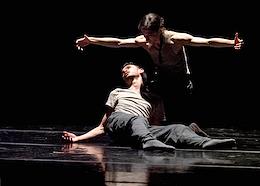 International Festival of Arts 'Diaghilev. Postscript'. Premiere of the play 'Dialogues'. Evening with Mats Ek, Jiri Kylian, Ohad Naharin, Emma Portner, Sasha Waltz and Crystal Pite on the stage of the National Drama Theater of Russia (Alexandrinsky Theater).