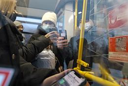 Introduction of QR codes for public transport in Kazan.