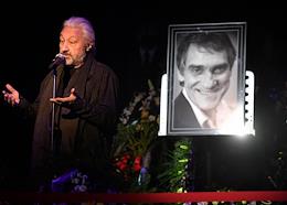 Farewell ceremony for People's Artist of Russia Valery Garkalin at the Educational Theater of the Russian Institute of Theater Arts.