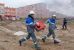 Special tactical exercises of the Main Directorate of EMERCOM of Russia for the Rostov Region, the Rostov Regional and City Search and Rescue Services on the topic: 'Actions of command and control bodies, forces and facilities of the facility level in the event of an emergency situation (ES) caused by an explosion of natural gas in an apartment building.'
