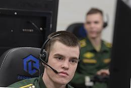 The first practical exercises with cadets on virtual simulators at the Peter the Great Military Academy of the Strategic Missile Forces in Balashikha.
