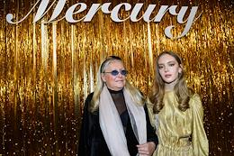 Gala dinner of the Russian jewelry company Mercury and the Vecherny Urgant talk show at the Metropol Hotel.