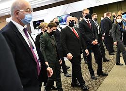 Prime Minister Mikhail Mishustin took part in the international export forum 'Made in Russia' at the World Trade Center.