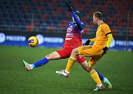 Russian Premier League (RPL). Tinkoff - Russian Football Championship 2021/2022. 18th round. A match between the teams CSKA Moscow - Arsenal Tula at the VEB Arena stadium.