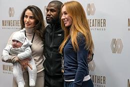 Former world boxing champion Floyd Mayweather opened his signature sports club 'Mayweather Boxing Fitness' in St. Petersburg.