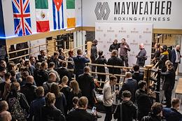 Former world boxing champion Floyd Mayweather opened his signature sports club 'Mayweather Boxing Fitness' in St. Petersburg.