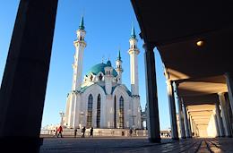 Genre photographs. Views of Kazan.