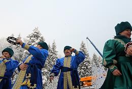 The felling of the country's main New Year tree, which will decorate the Cathedral Square of the Kremlin.