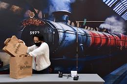The opening ceremony of the temporary Harry Potter pop-up shop dedicated to the Harry Potter franchise at the Central Children's Store on Lubyanka.