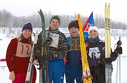 Retro ski race organized by Mass Sport at the SKA base in Toksovo.
