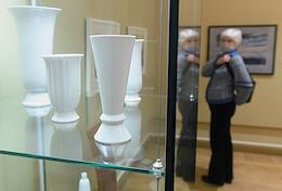 Exhibition 'Anna Leporskaya. Painting. Graphics. Porcelain' in the Mikhailovsky Castle of the State Russian Museum.