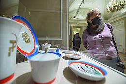 Exhibition 'Anna Leporskaya. Painting. Graphics. Porcelain' in the Mikhailovsky Castle of the State Russian Museum.