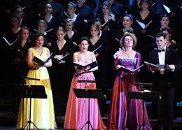 Epiphany Festival. Opera 'Cinderella' on the stage of the theater 'Novaya Opera'.