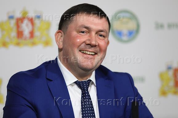 Press conference of First Deputy Governor Alexei Viktorovich Shmykov.