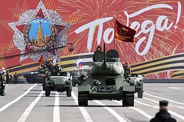 Victory Parade on Palace Square in honor of the 77th anniversary of the Victory in the Great Patriotic War.