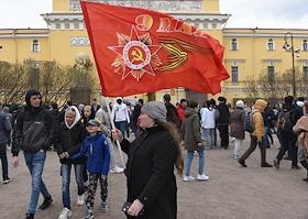 Victory Parade on Palace Square in honor of the 77th anniversary of the Victory in the Great Patriotic War.