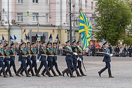 Victory parade. 'Immortal Regiment' march.