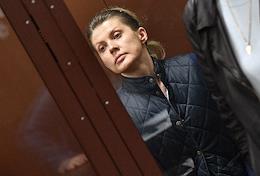 Court hearing to extend the term of arrest of former Deputy Minister of Education of Russia Marina Rakova, accused of embezzlement of budget funds from the federal project 'Teacher of the Year' of the national project 'Education', in the Tverskoy District Court.