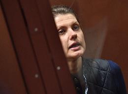 Court hearing to extend the term of arrest of former Deputy Minister of Education of Russia Marina Rakova, accused of embezzlement of budget funds from the federal project 'Teacher of the Year' of the national project 'Education', in the Tverskoy District Court.