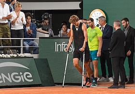 Tennis tournament 'Roland Garros 2022'. Semi-finals in men's singles. Matches Rafael Nadal - Alexander Zverev and Сasper Ruud - Marin Cilic.