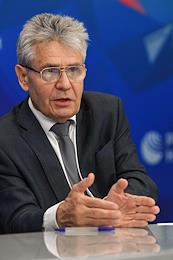 Press conference of the President of the Russian Academy of Sciences Alexander Sergeev on the results of the elections to the Russian Academy of Sciences, which took place on May 31 - June 1, 2022 at the Rossiya Segodnya MIA.