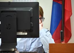 Conversation on the administrative claim of the journalist and blogger Yuri Dud to the Russian Ministry of Justice on challenging the inclusion in the register of foreign agents in the media in the Lefortovsky District Court.