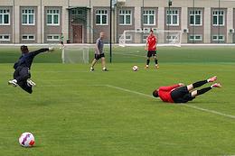 Open training session of FC Rubin.