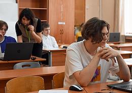 Conducting the Unified State Examination (USE) in informatics at the State Budgetary Educational Institution of the City of Moscow 'School No. 429'.