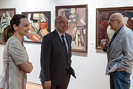 Exhibition 'Erasing the rust from the eyes', timed to coincide with the centenary of the birth of the painter and graphic artist Jacques Ikhmalyan, at the State Museum of Oriental Art.