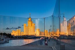 Genre photos. Views of Moscow.