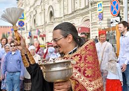 Celebration of the Day of Elijah the Prophet and festive events dedicated to the 92nd anniversary of the formation of the Airborne Forces of Russia, on Red Square.