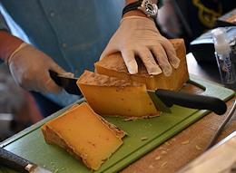Gastronomic festival 'Cheese Pir Mir' in the Istra district of the Moscow region.