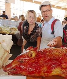 Festival 'Cheese Pir Mir' at the Istra cheese factory of Oleg Sirota.