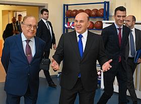 Prime Minister Mikhail Mishustin took part in the celebrations dedicated to the Day of Knowledge at the school.