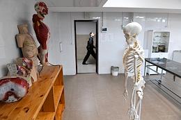 The educational process of the Faculty of Medicine at the Peoples' Friendship University of Russia (PFUR).