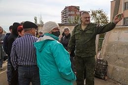 Mobilization point in Volgograd.