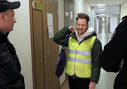 The Court of Appeal in the case of Pavel Daisi, a photographer of the Rosfoto magazine, who was sentenced to 10 days of arrest after an unauthorized action against partial mobilization on September 21, in the St. Petersburg City Court.