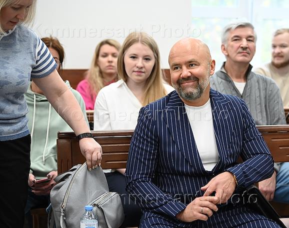 Announcement of the verdict in the case of lawyer Igor Tretyakov, accused of embezzling 330 million rubles from Roskosmos, in the Khimki City Court of the Moscow Region.