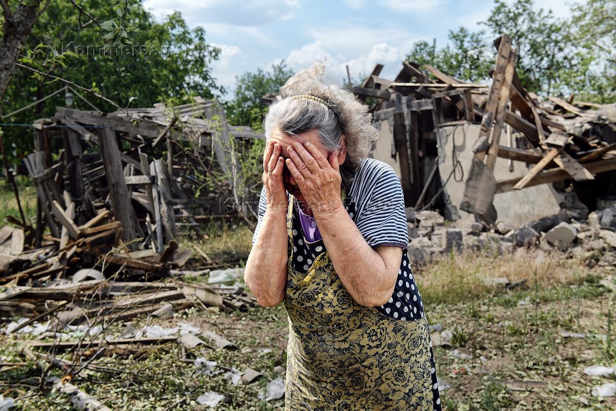 Последствия обстрелов в ДНР – Коммерсантъ Фото