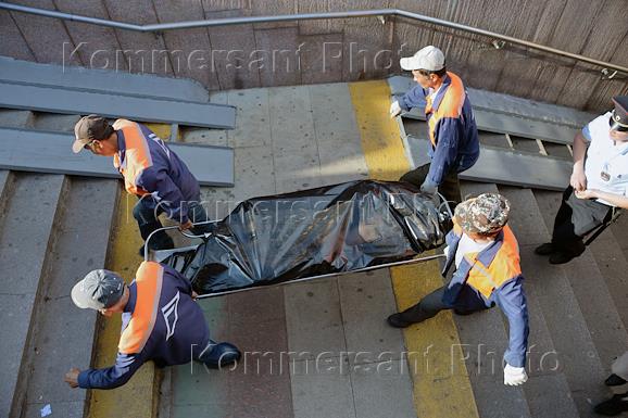 Труп в московском метро