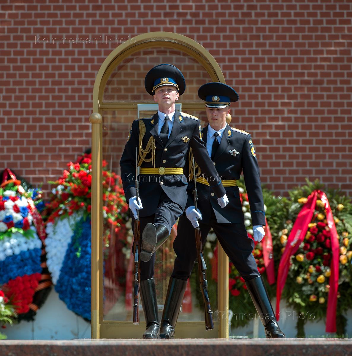 смена караула на красной площади