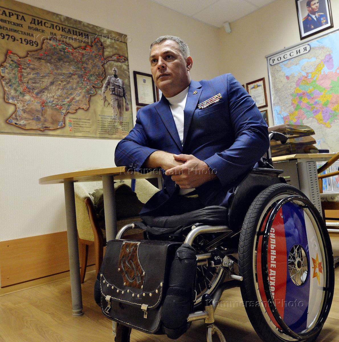 Военная травма инвалид 3 группы. Председатель общества инвалидов войны в Афганистане а.п. Андреев.
