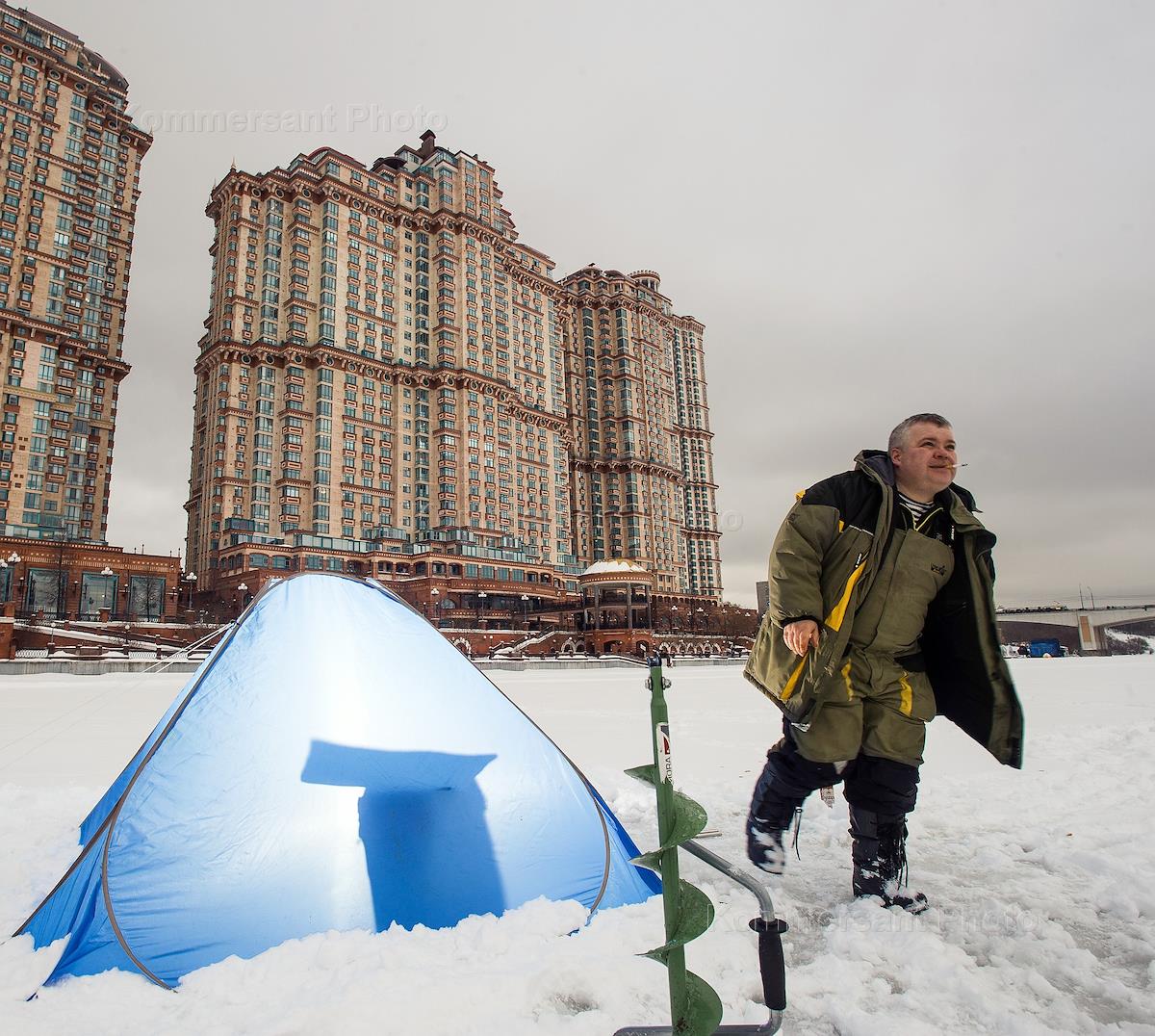 зимняя рыбалка в москве